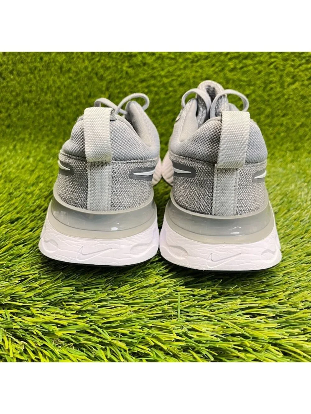 Nike React Infinity Run Flyknit 2 Womens Size 9.5 Gray Running Shoes Sneakers